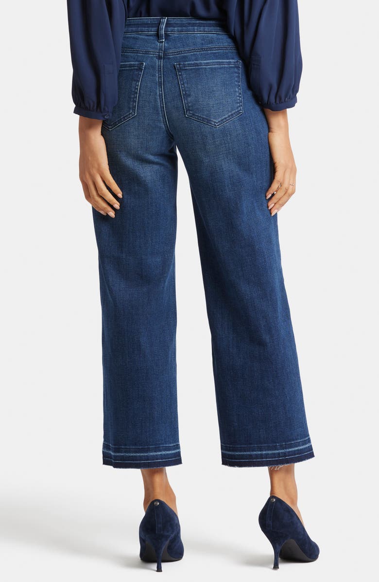 NYDJ Teresa Release Hem Ankle Wide Leg Jeans, Alternate, color, Moonlight