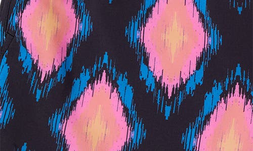 Party Pants Billy Ikat Sport Swim Trunks In Black