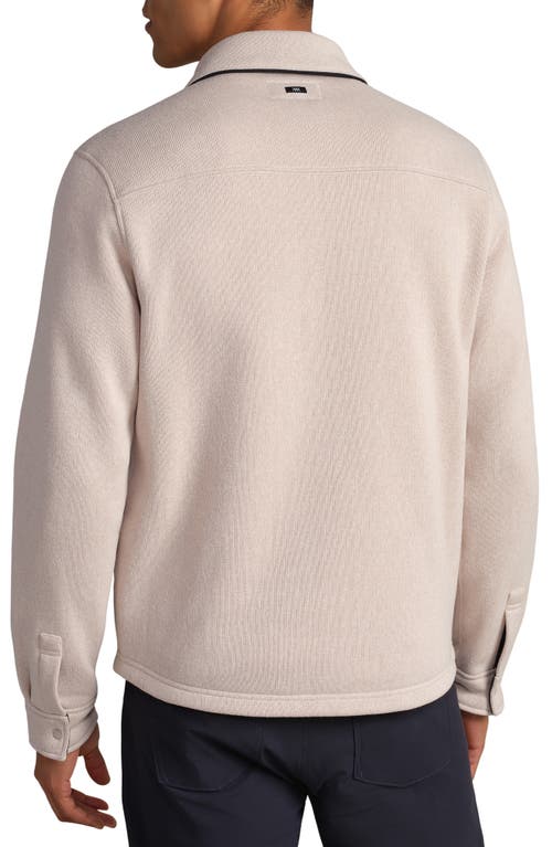 Rhone Fleece Shacket In Brown