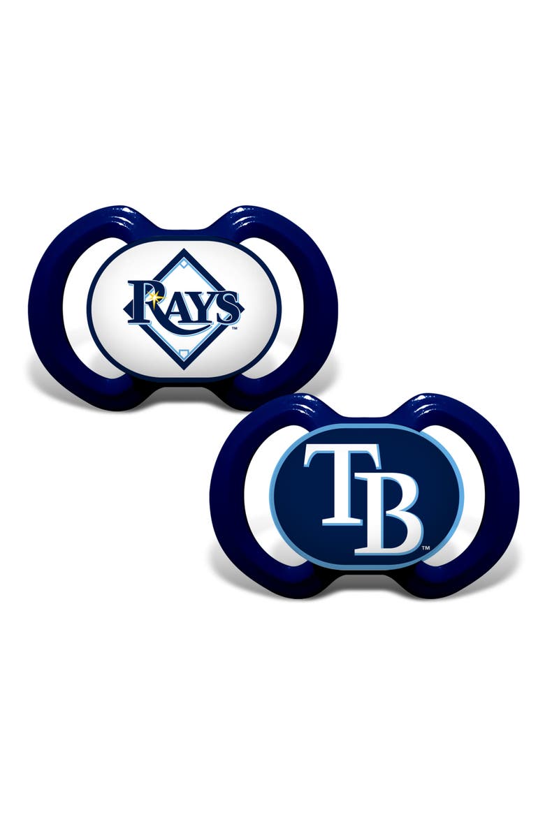 Tampa Bay Rays Pacifier 2-Pack, Main, color, Multicolor