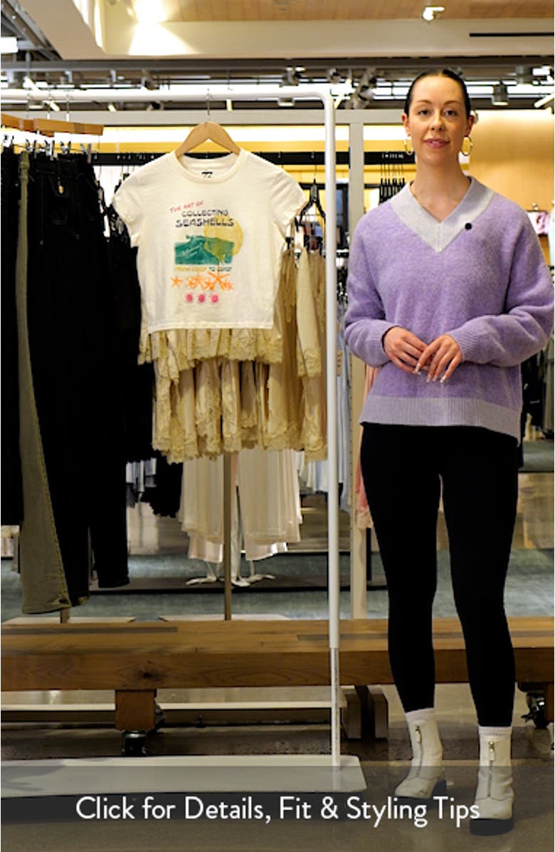 Coastal Adventures Crop Graphic T-Shirt, sales video thumbnail