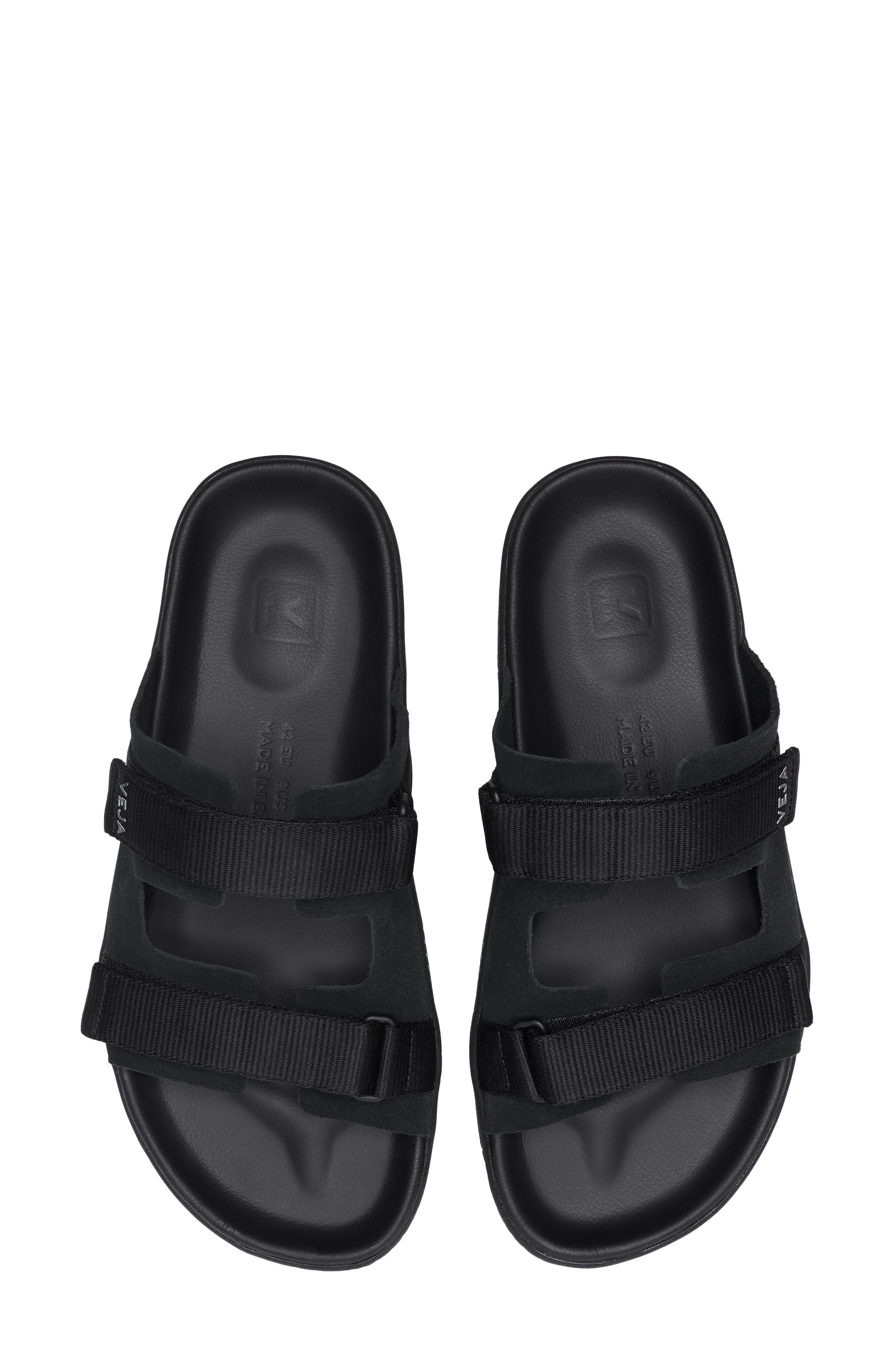 Veja Arpoador Slide Sandal, Alternate, color, Full-Black