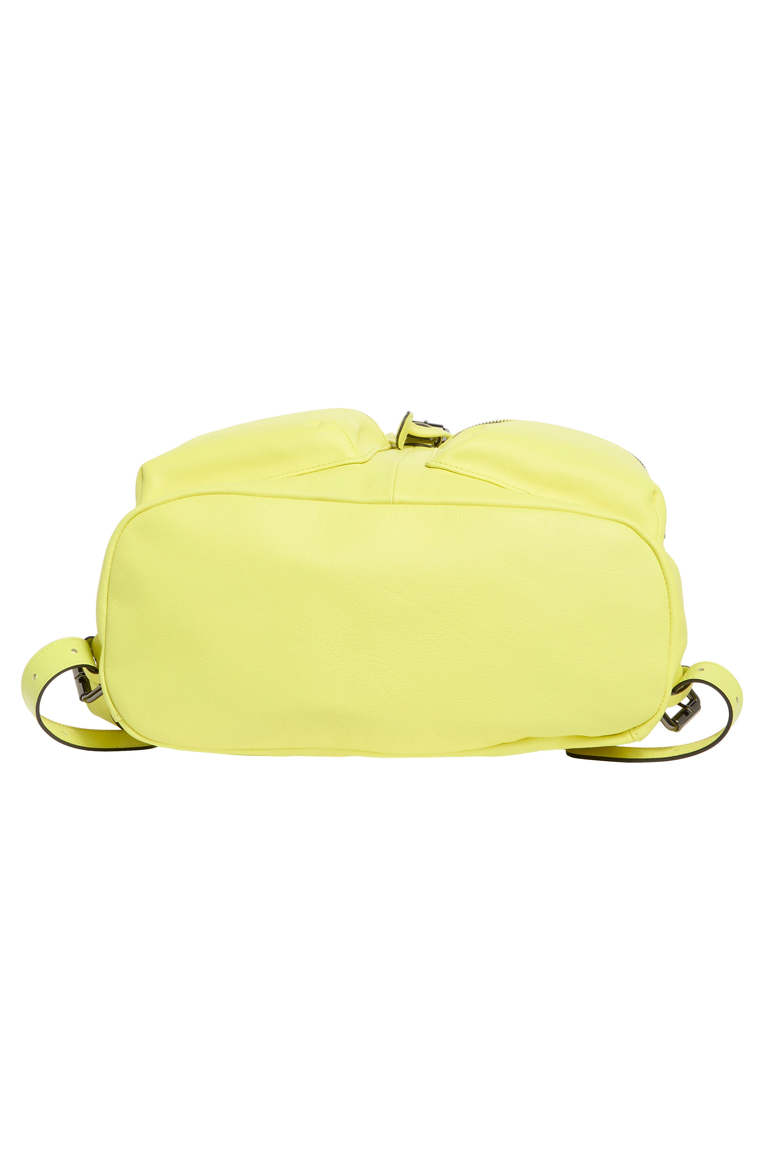 Longchamp 3D Leather Backpack, Alternate, color, Neon