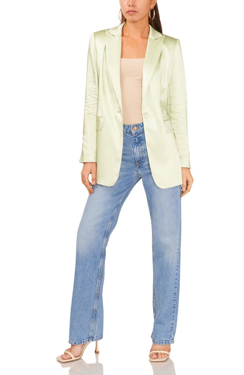 Vince Camuto Hammered Satin Jacket, Alternate, color, 