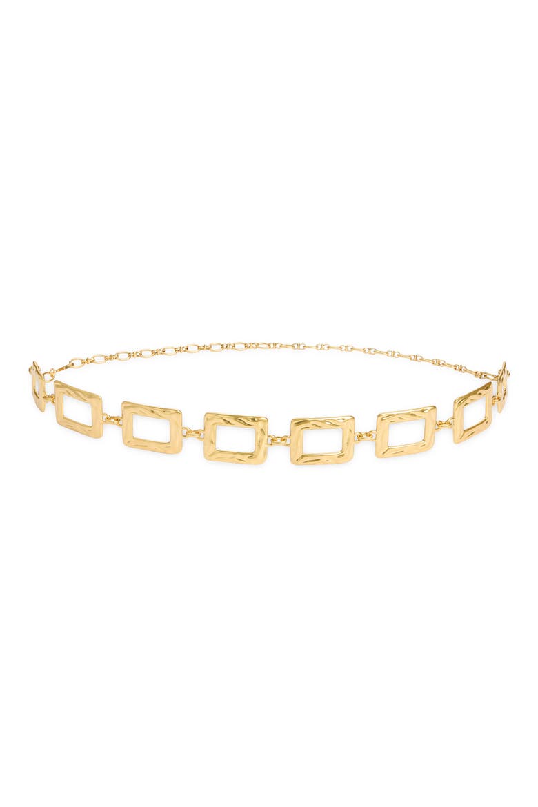 Alight Square Chain Belt, Main, color, GOLD