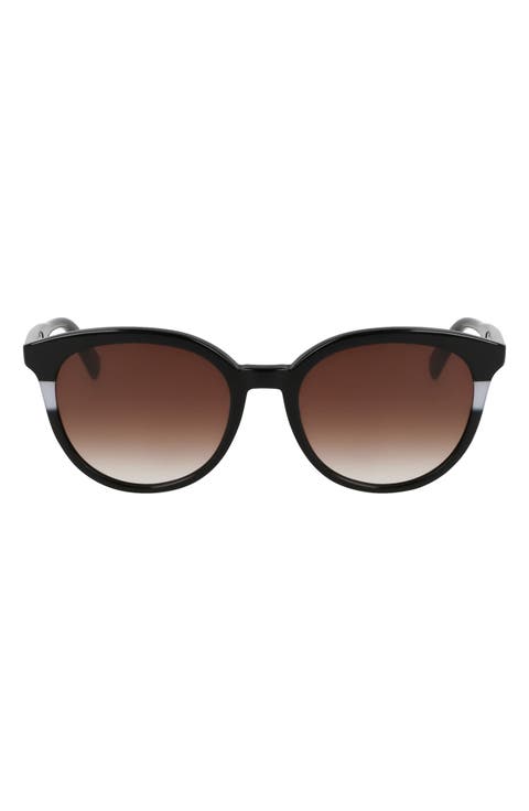 Heritage 55mm Gradient Round Sunglasses