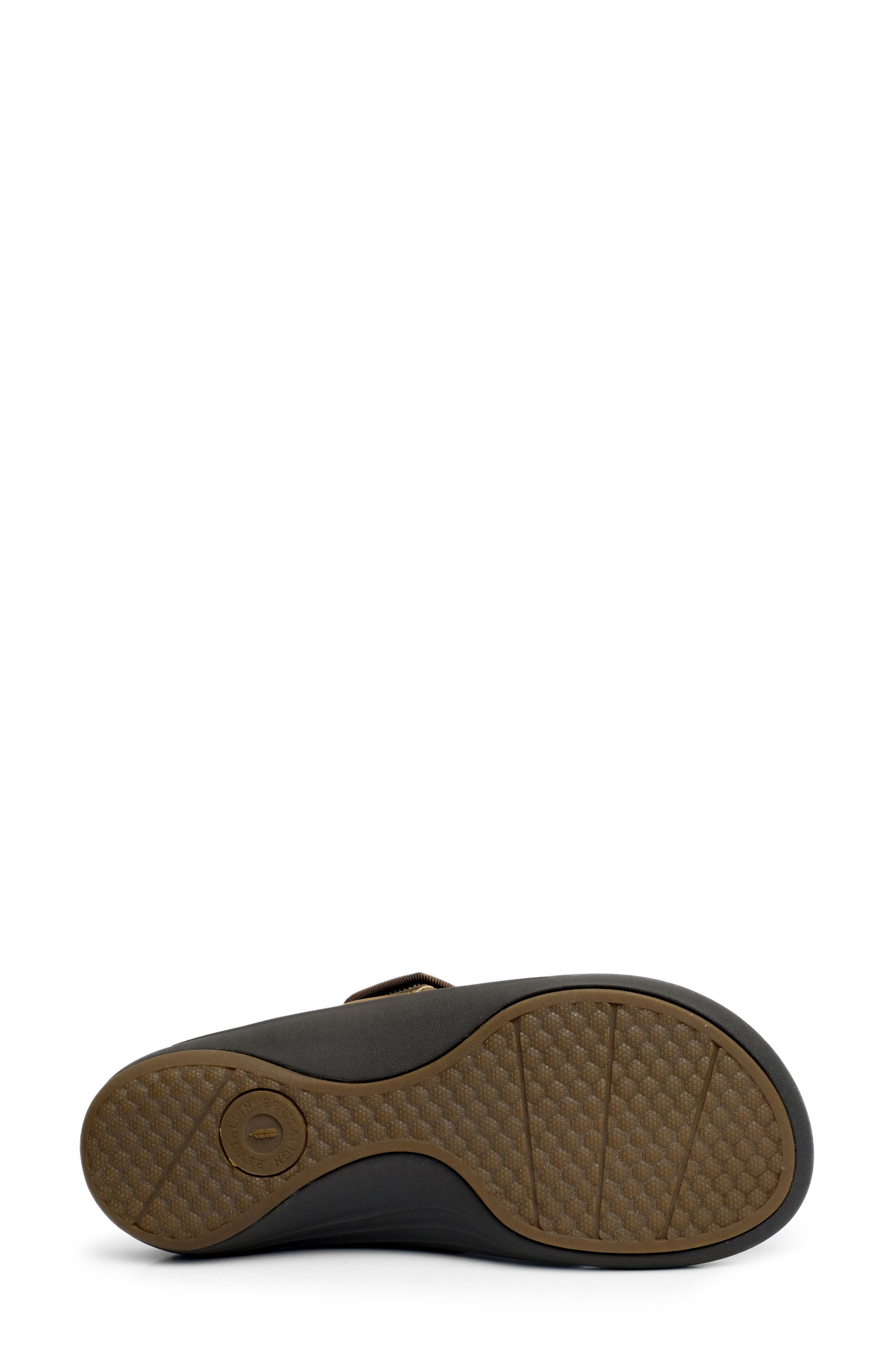 Yumi Water Resistant Flip Flop, Alternate, color, BROWN