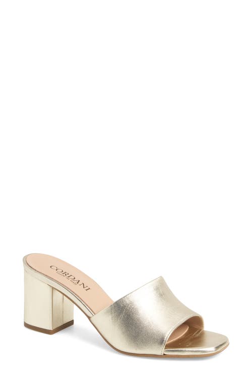 Cordani Irina Slide Sandal in Platino 