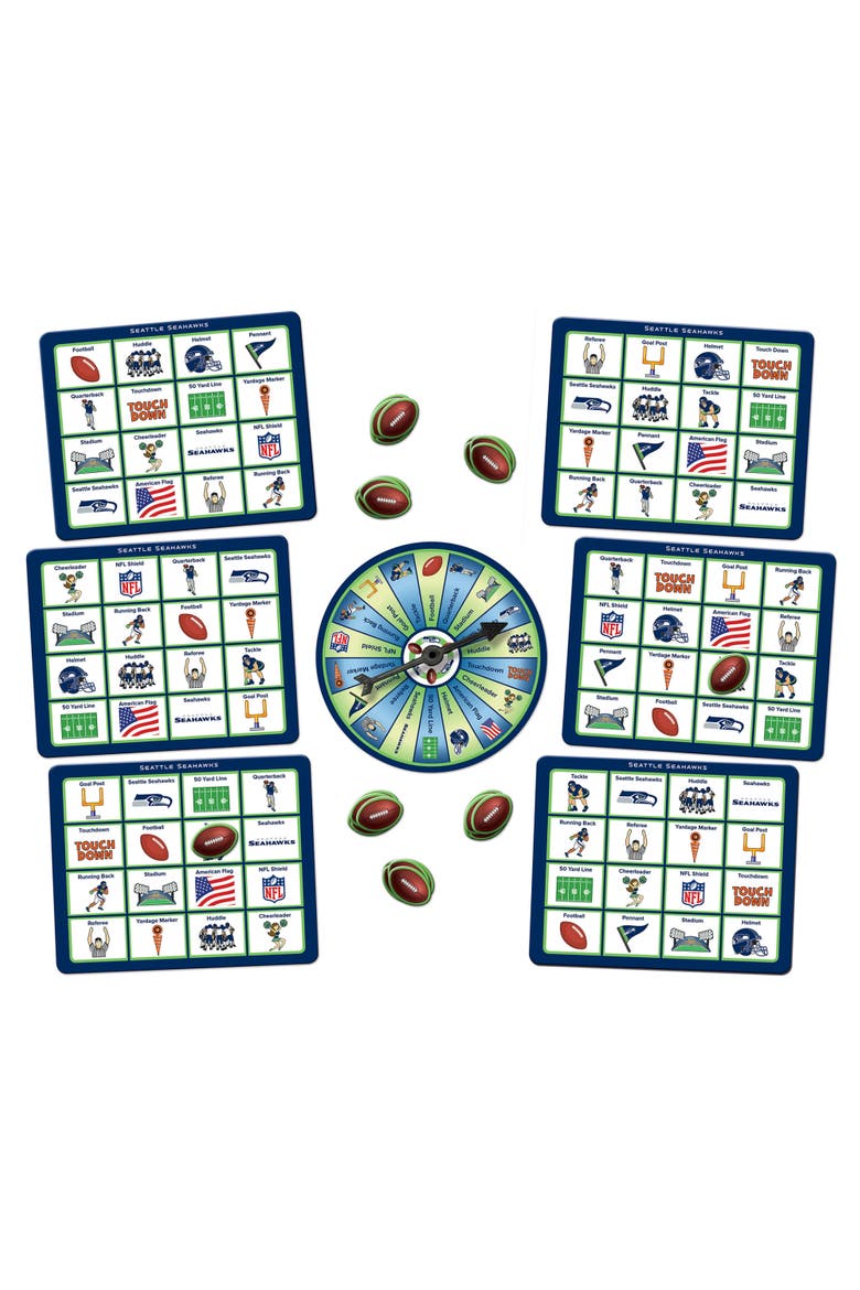 Seattle Seahawks NFL Bingo Game, Alternate, color, Multicolor