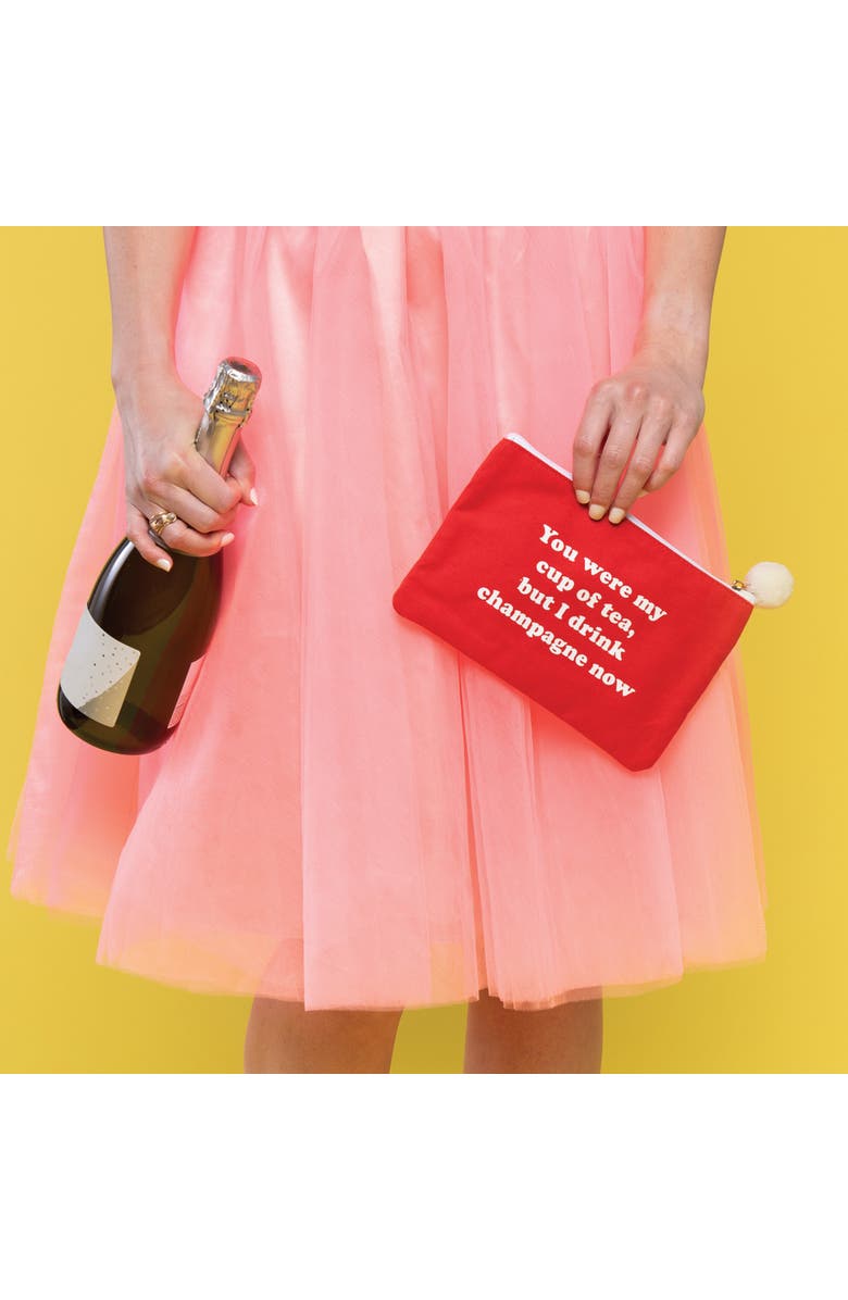 Totalee Gift You Were My Cup Of Tea Bag Cotton Red, Alternate, color, Red