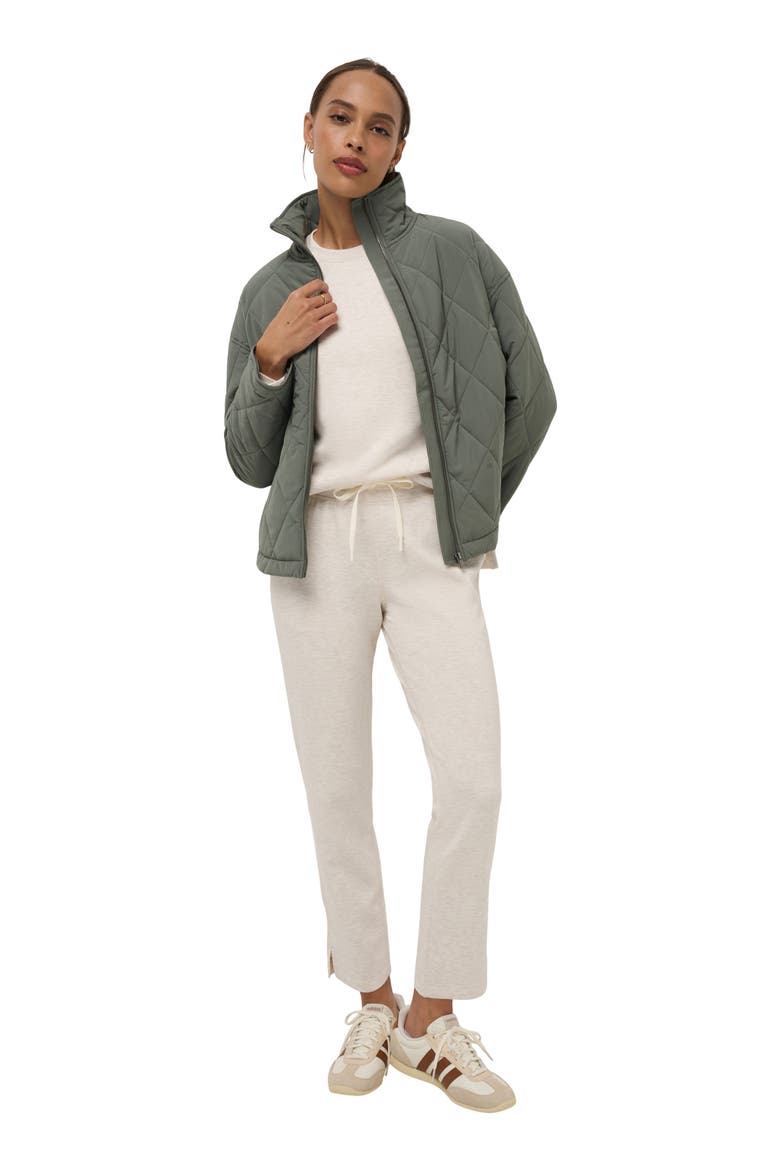 Skyloft Soft Ankle Pants, Alternate, color, HEATHER BRAZILIAN SAND
