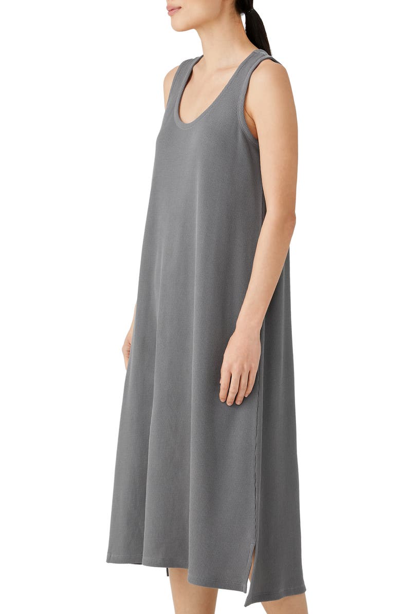 EILEEN FISHER SLEEP wear Stretch Organic Cotton Midi Tank Dress, Alternate, color,