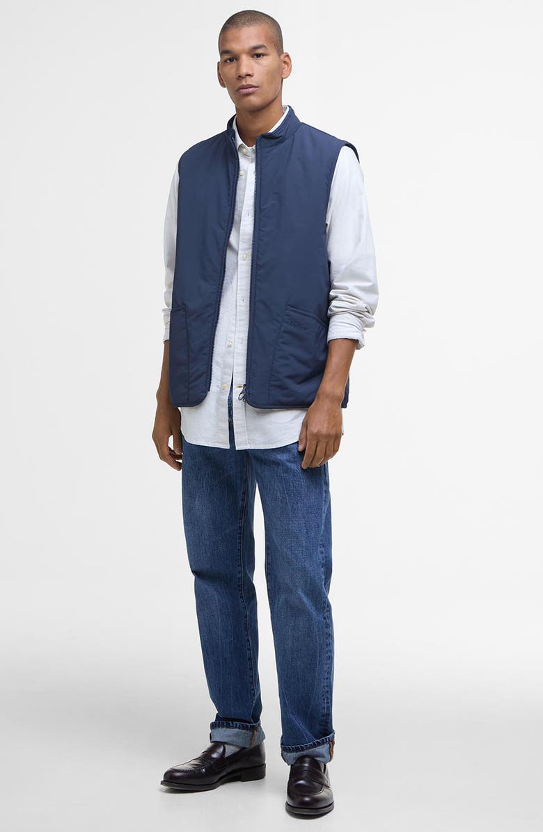Barbour Henley Liddesdale Padded Gilet Vest, Alternate, color, Navy