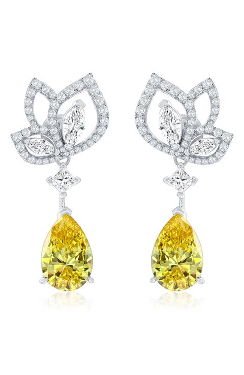 Gala Firework Drop Earrings