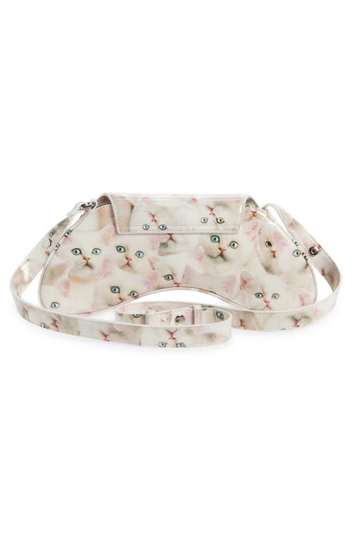 Diesel ® Play Faux Leather Crossbody Bag In White