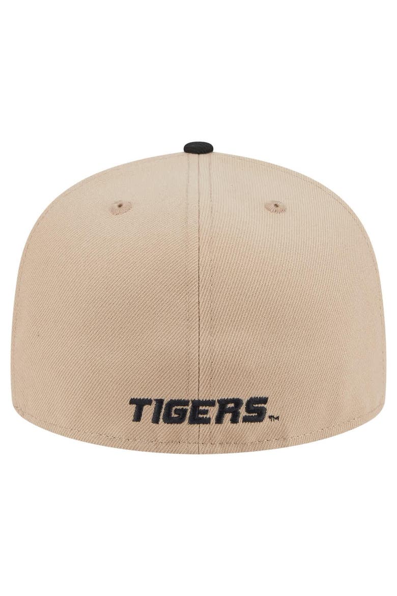 Men's New Era  Khaki Missouri Tigers Two-Tone 59FIFTY Fitted Hat, Alternate, color, Khaki