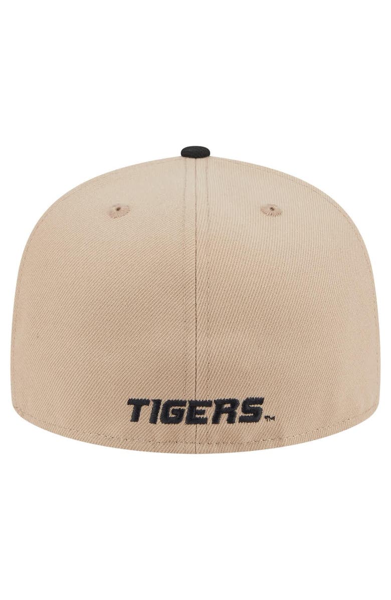 New Era Men's New Era  Khaki Missouri Tigers Two-Tone 59FIFTY Fitted Hat, Alternate, color, Khaki