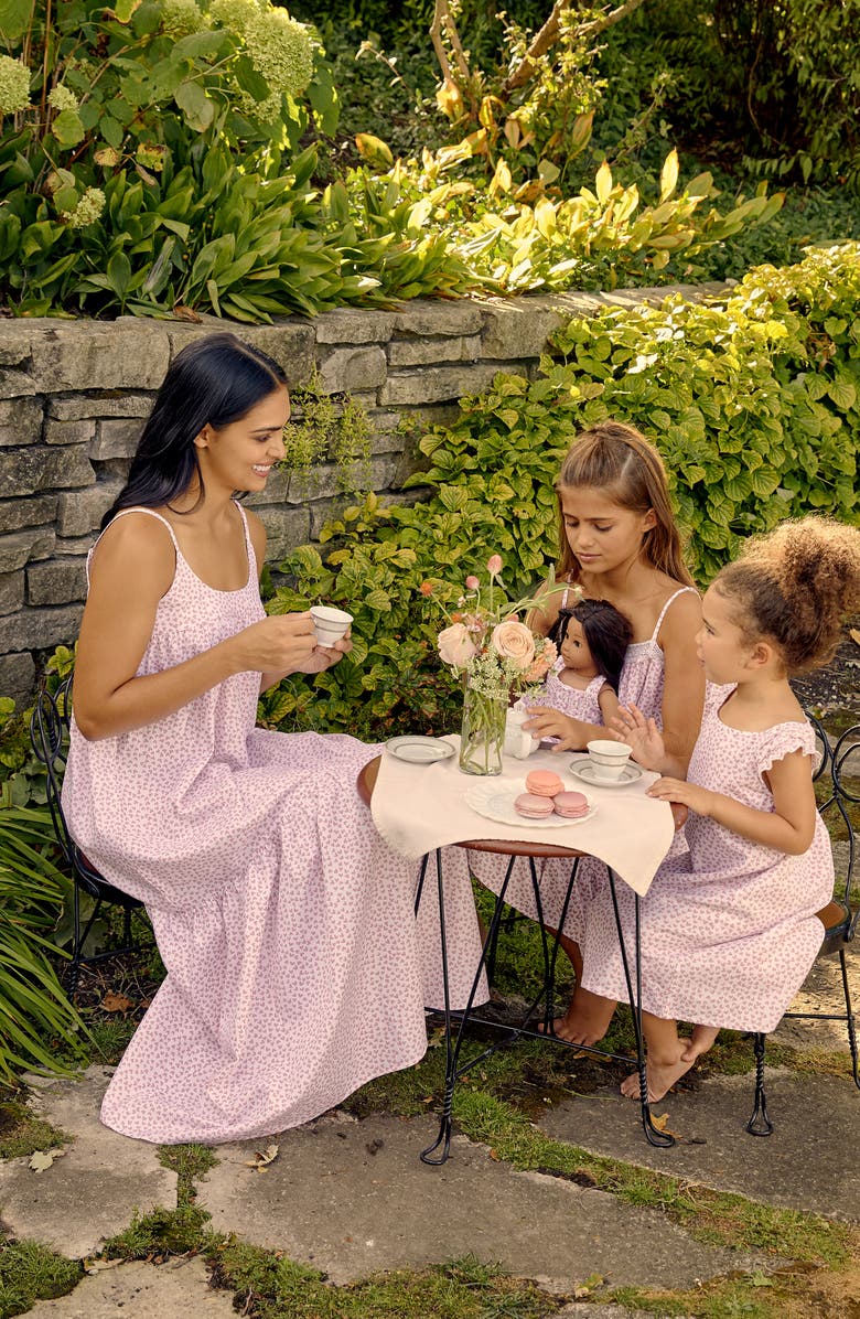 Petite Plume Kids' Lily Sweethearts Nightgown, Alternate, color, 