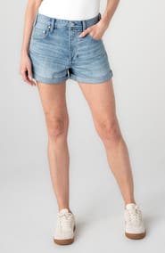 Liverpool Los Angeles Cuffed Relaxed Denim Shorts