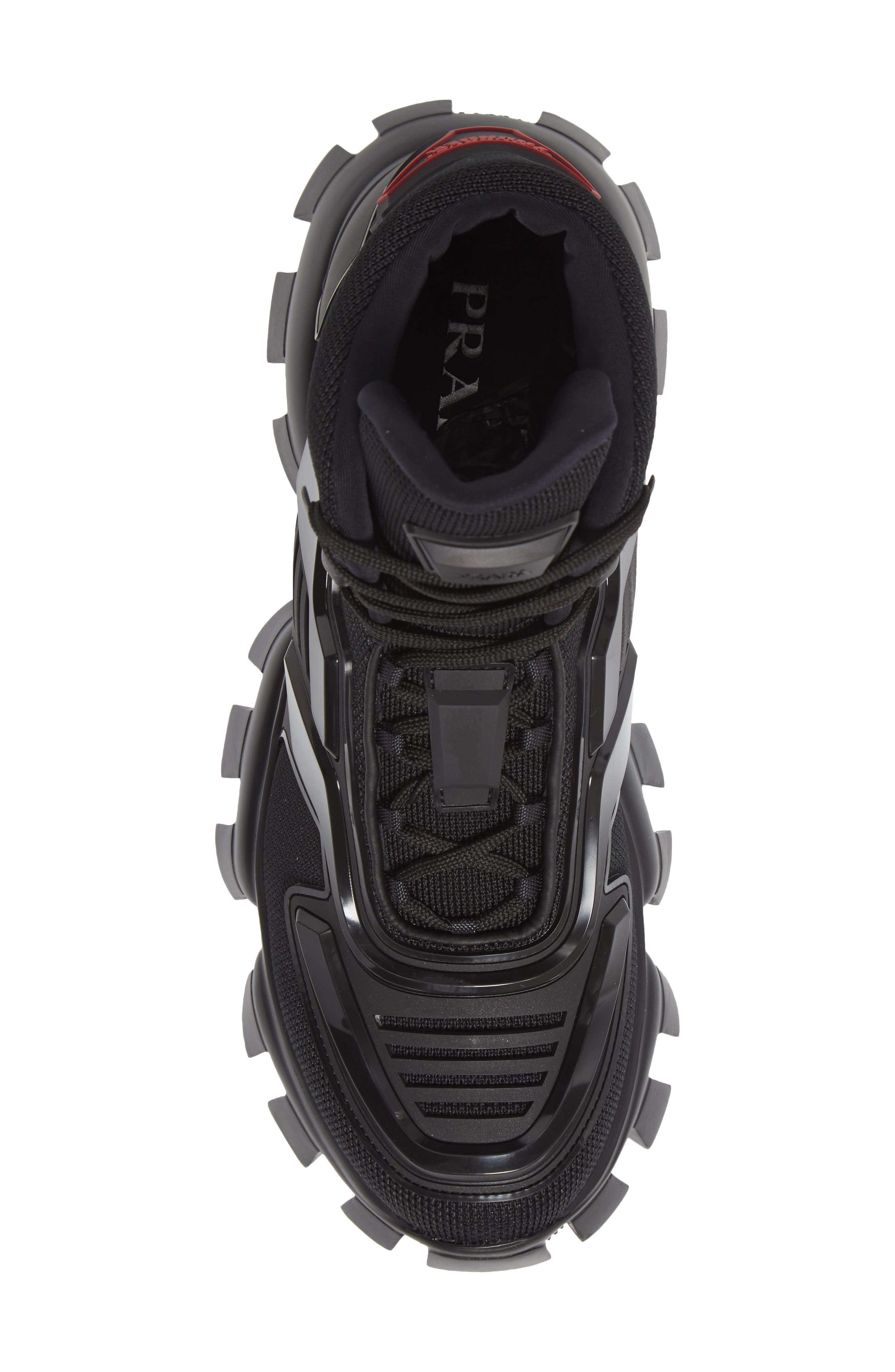 Prada Cloudbust Thunder High Top Sneaker, Alternate, color, 