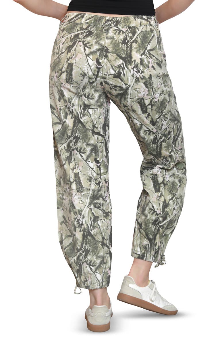 Madden Girl Tree Camo Cargo Pants, Alternate, color, Soft Pink/ Tree Camo