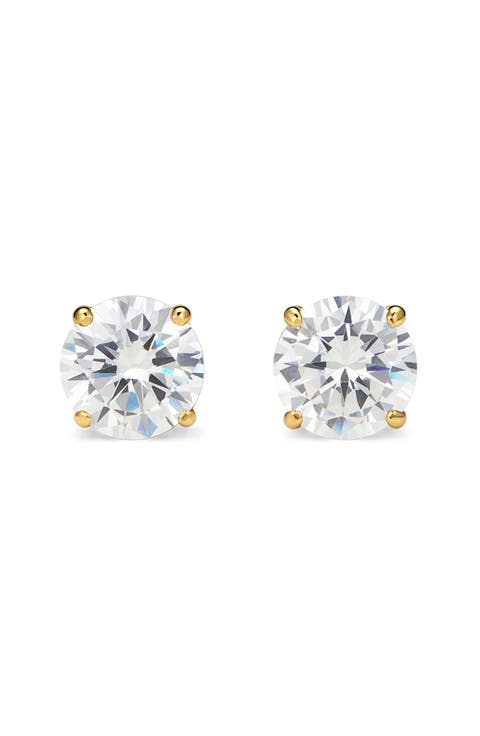 Classic Cubic Zirconia Tennis Stud Earrings
