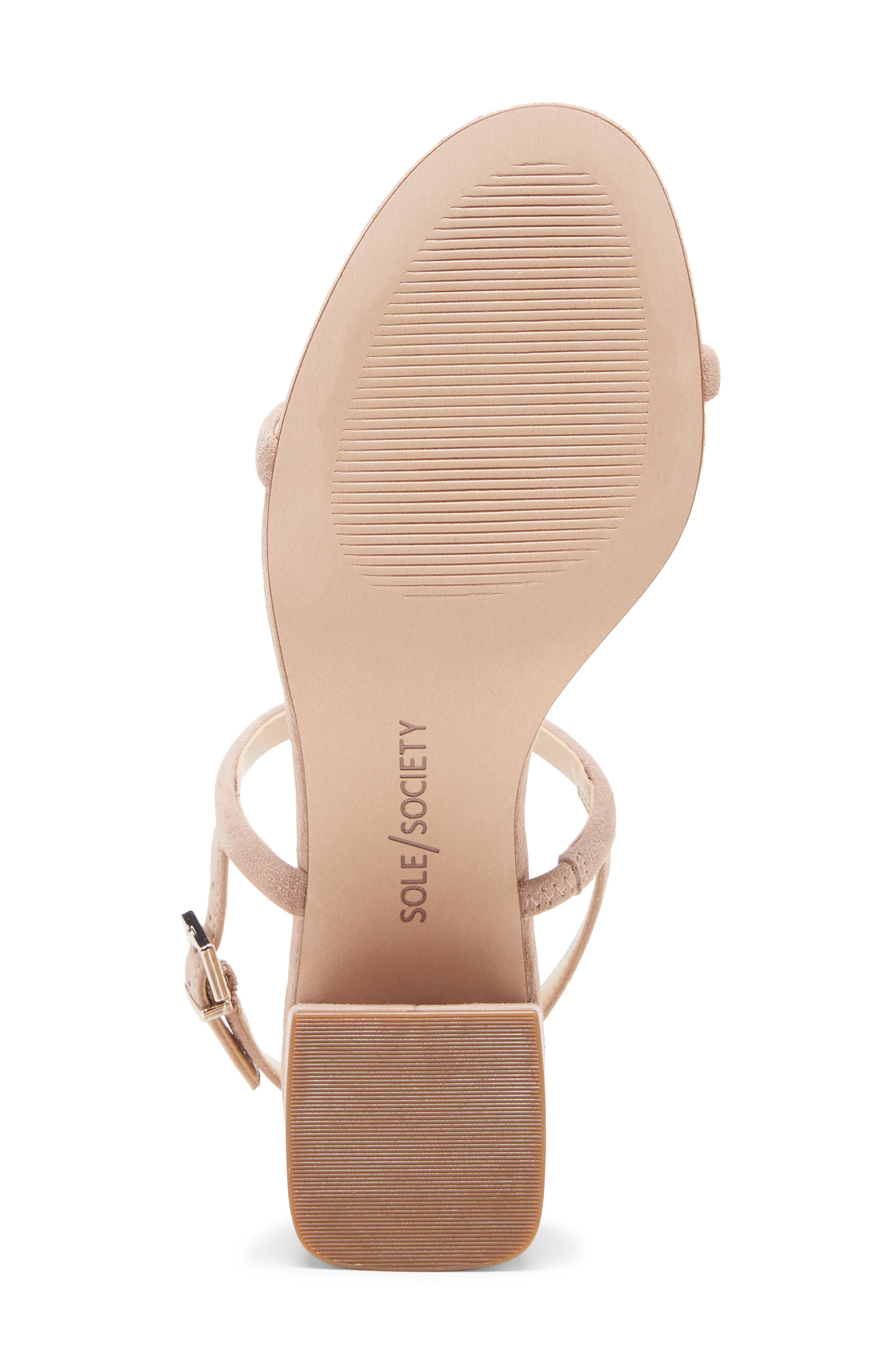 Saunye Strappy Sandal, Alternate, color, DUSTY ROSE SUEDE