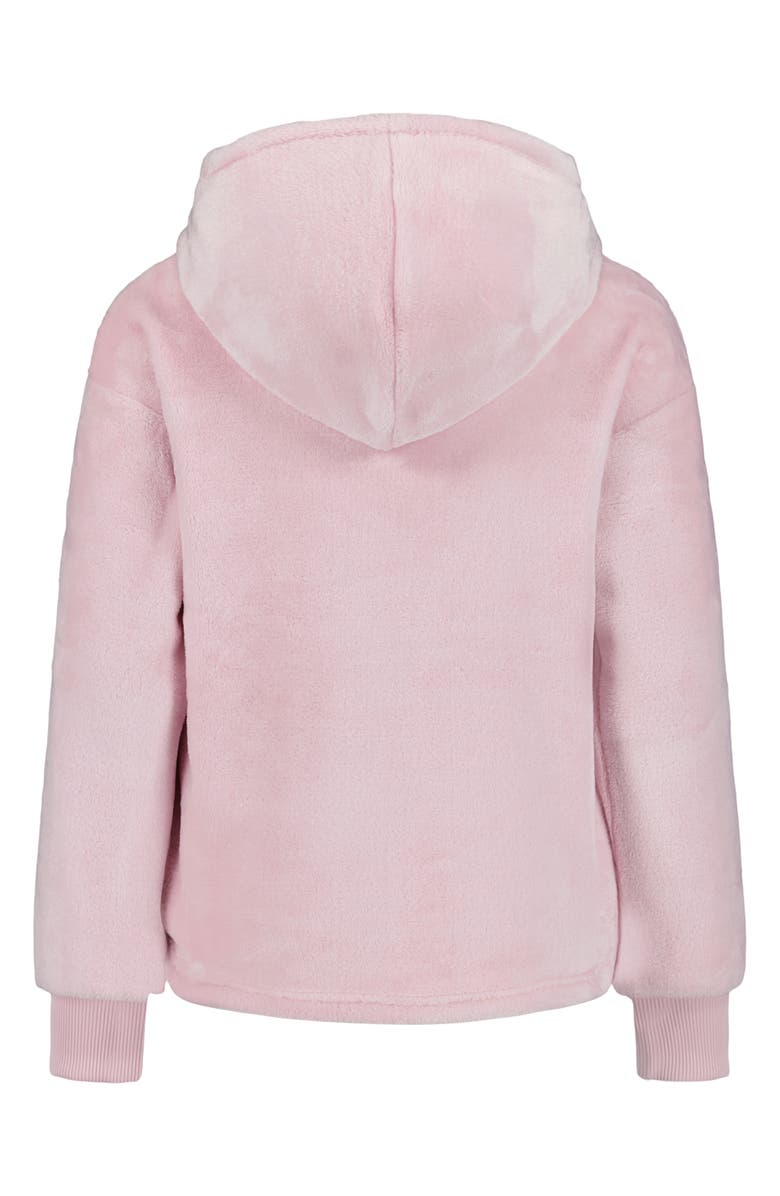 Under Armour Kids' Faux Shearling Hoodie, Alternate, color, Prime Pink