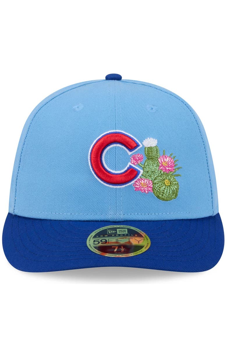 Men's New Era  Light Blue/Royal Chicago Cubs 2026 Spring Training Low Profile 59FIFTY Fitted Hat, Alternate, color, Light Blue
