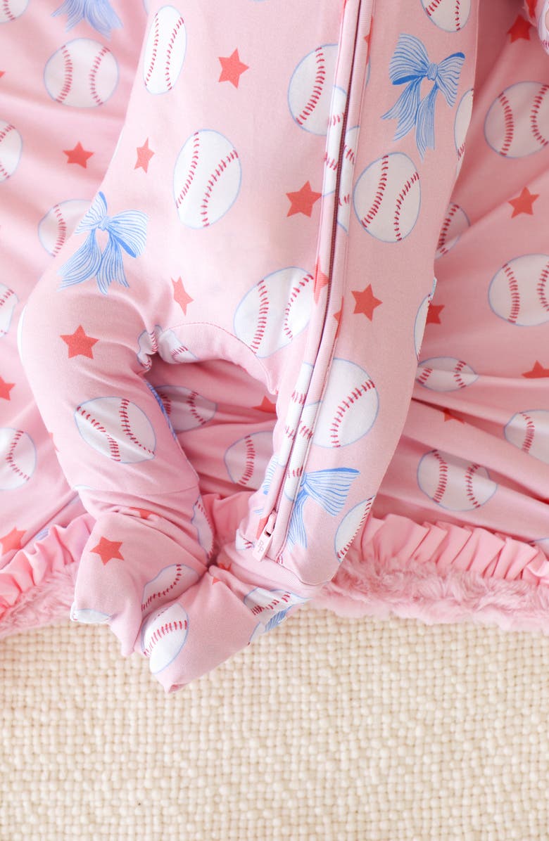 Posh Peanut Fitted Convertible One-Piece Pajamas, Alternate, color, Pink