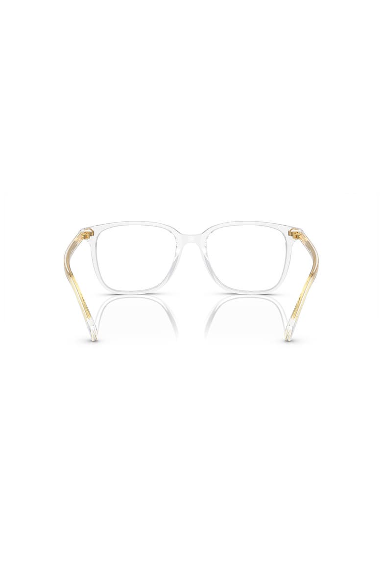 55mm Square optical glasses, Alternate, color, Transparent