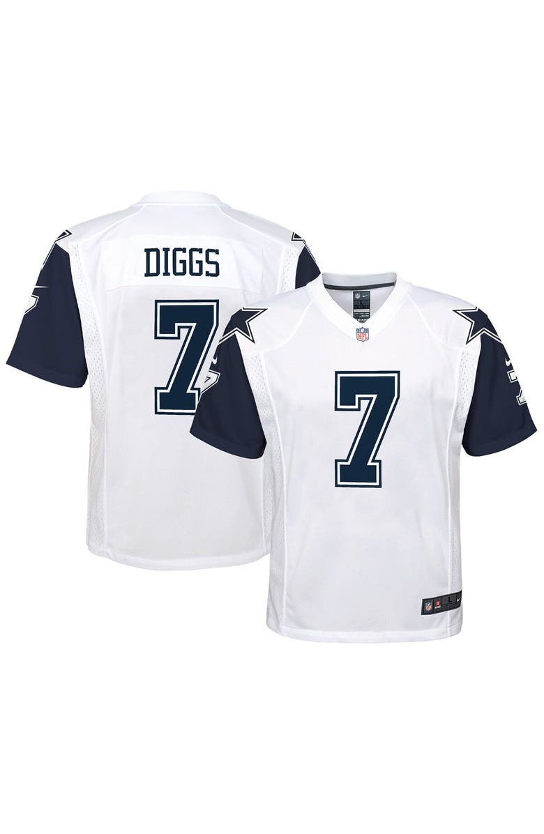Nike Youth Nike Trevon Diggs White Dallas Cowboys Alternate Game Jersey, Main, color, White