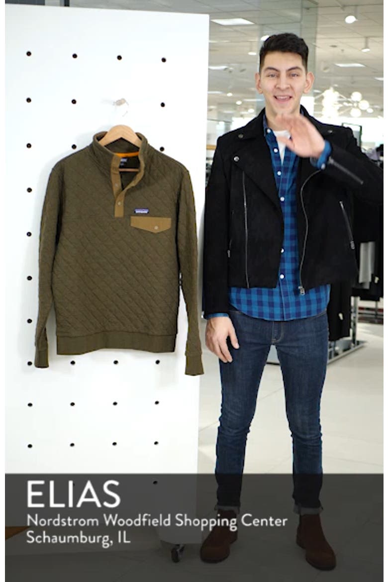 Snap-T® Quilted Fleece Pullover video