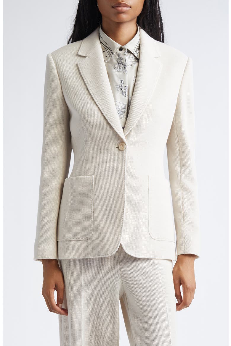 Utilita Virgin Wool Blazer, Main, color, IVORY