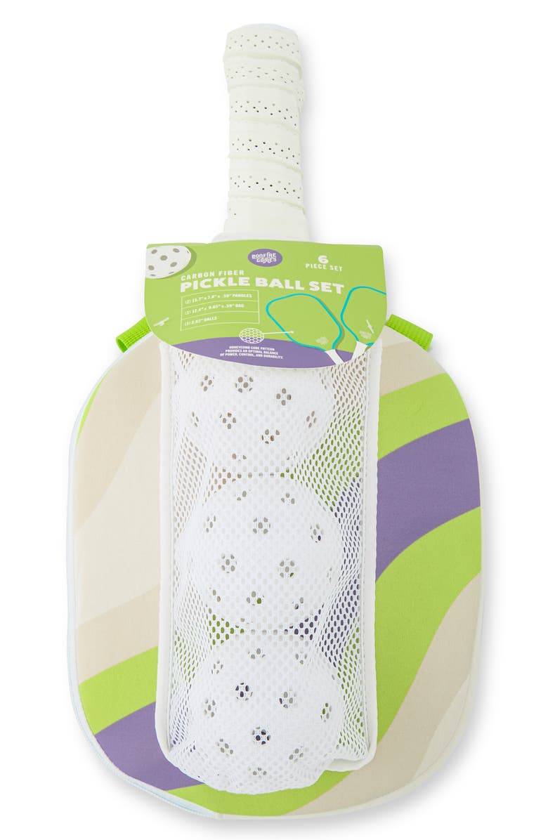 Core Home 6-Piece Carbon Fiber Pickleball Set, Alternate, color, Multi
