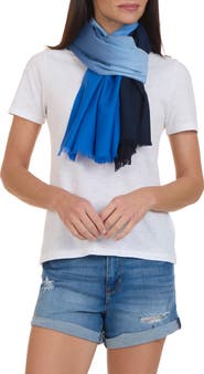 Vince Dip Dye Wool & Cashmere Scarf