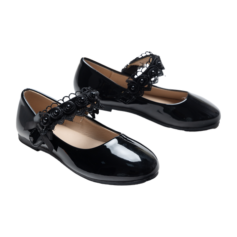 Rose Pearl Doily Flats (Toddler, Little Kid & Big Kid)