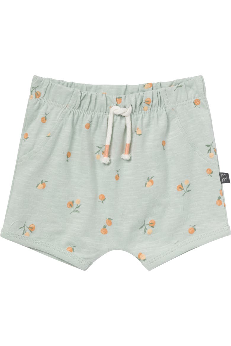 Sleeveless Peplum Tops and Shorts Set, Alternate, color, Light Sky Oranges
