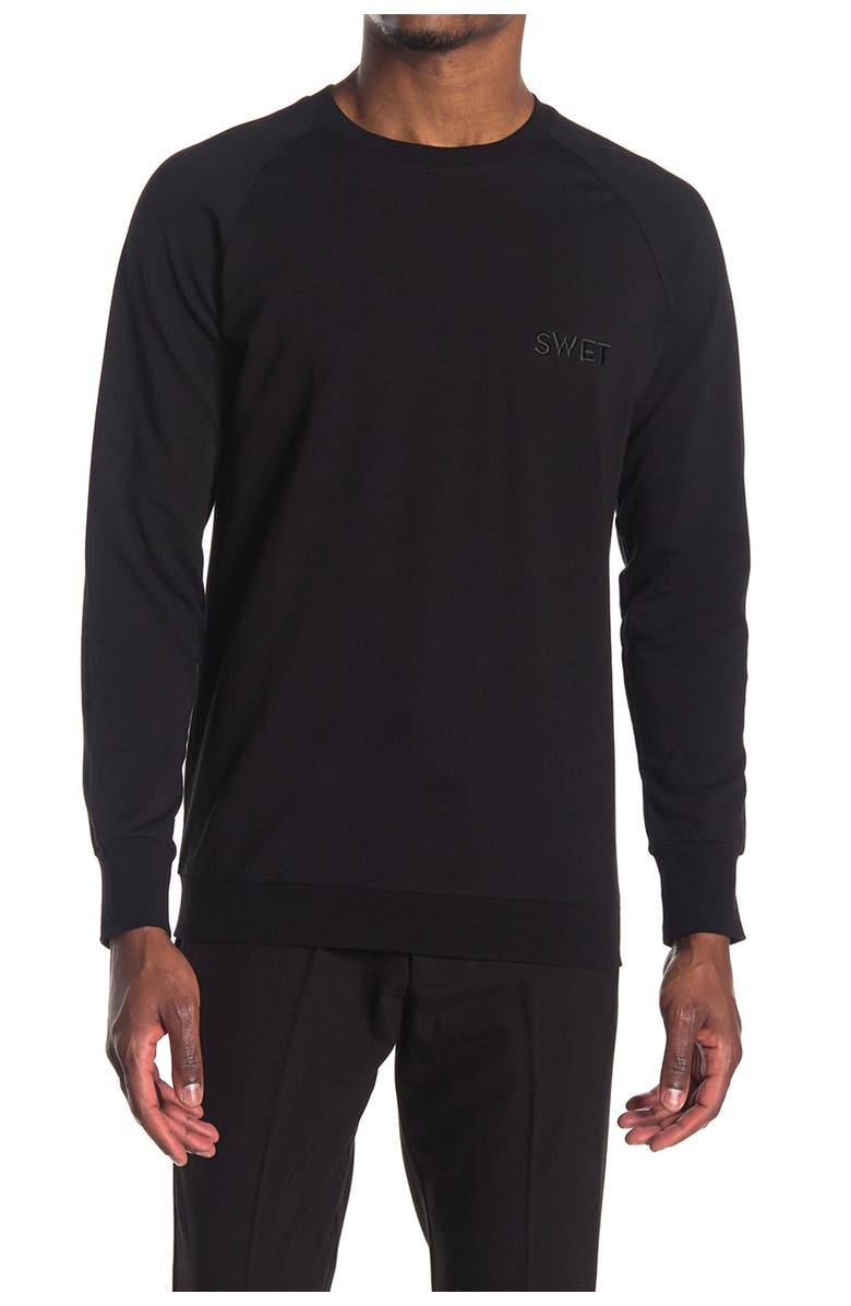 Swet Tailor Embroidered Logo Raglan Sweatshirt, Main, color, 
