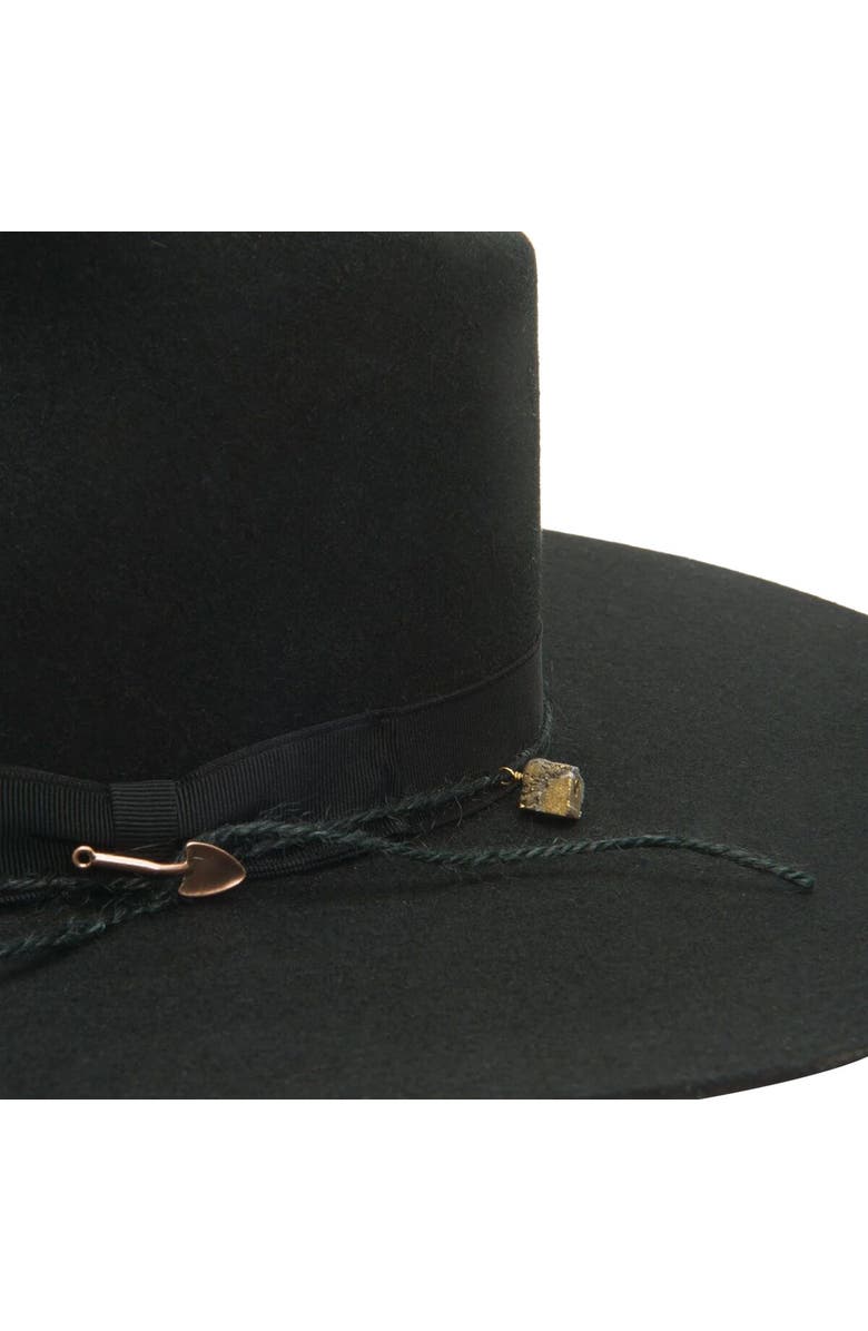 Stetson Jw Marshall Straw Hat, Alternate, color, Black