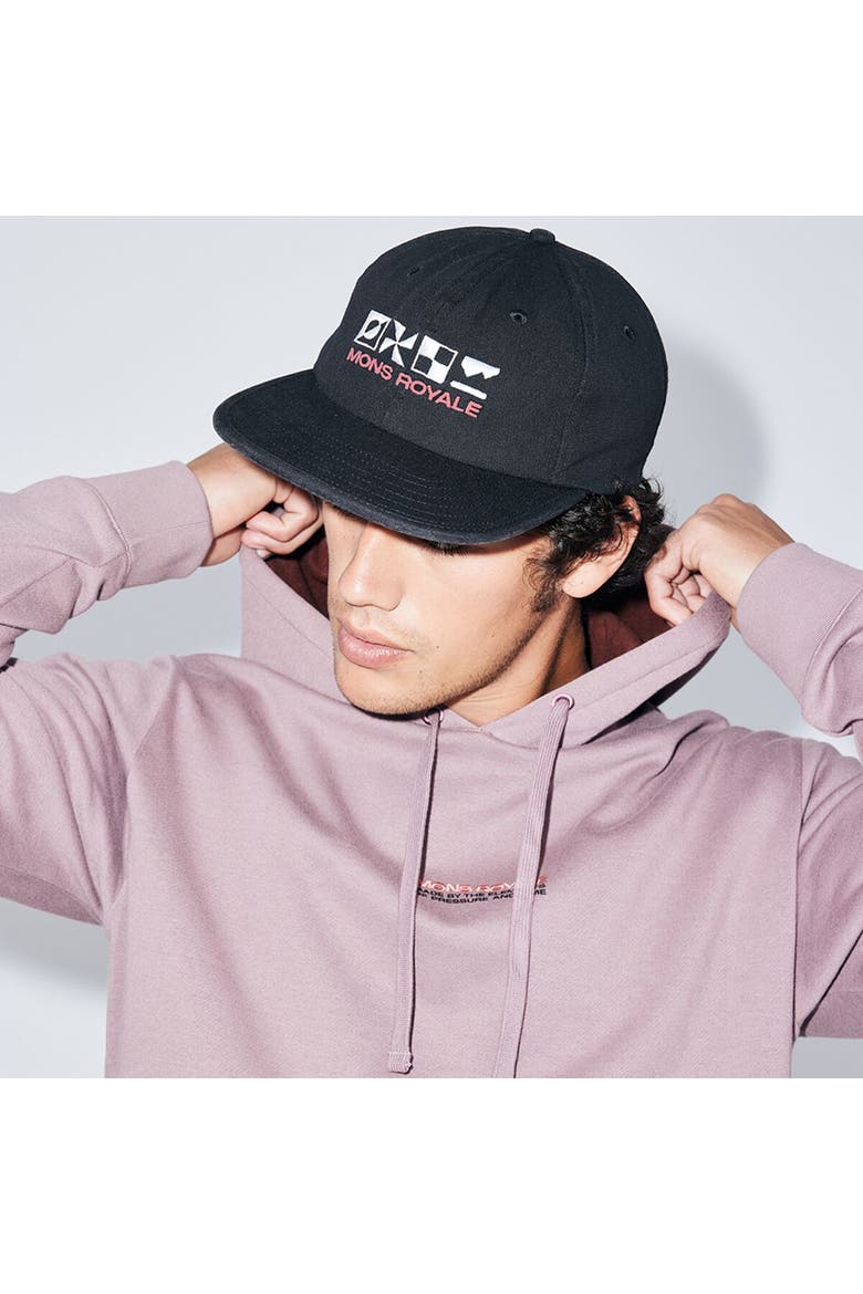 Roam 6 Panel Cap, Alternate, color, Vintage Black