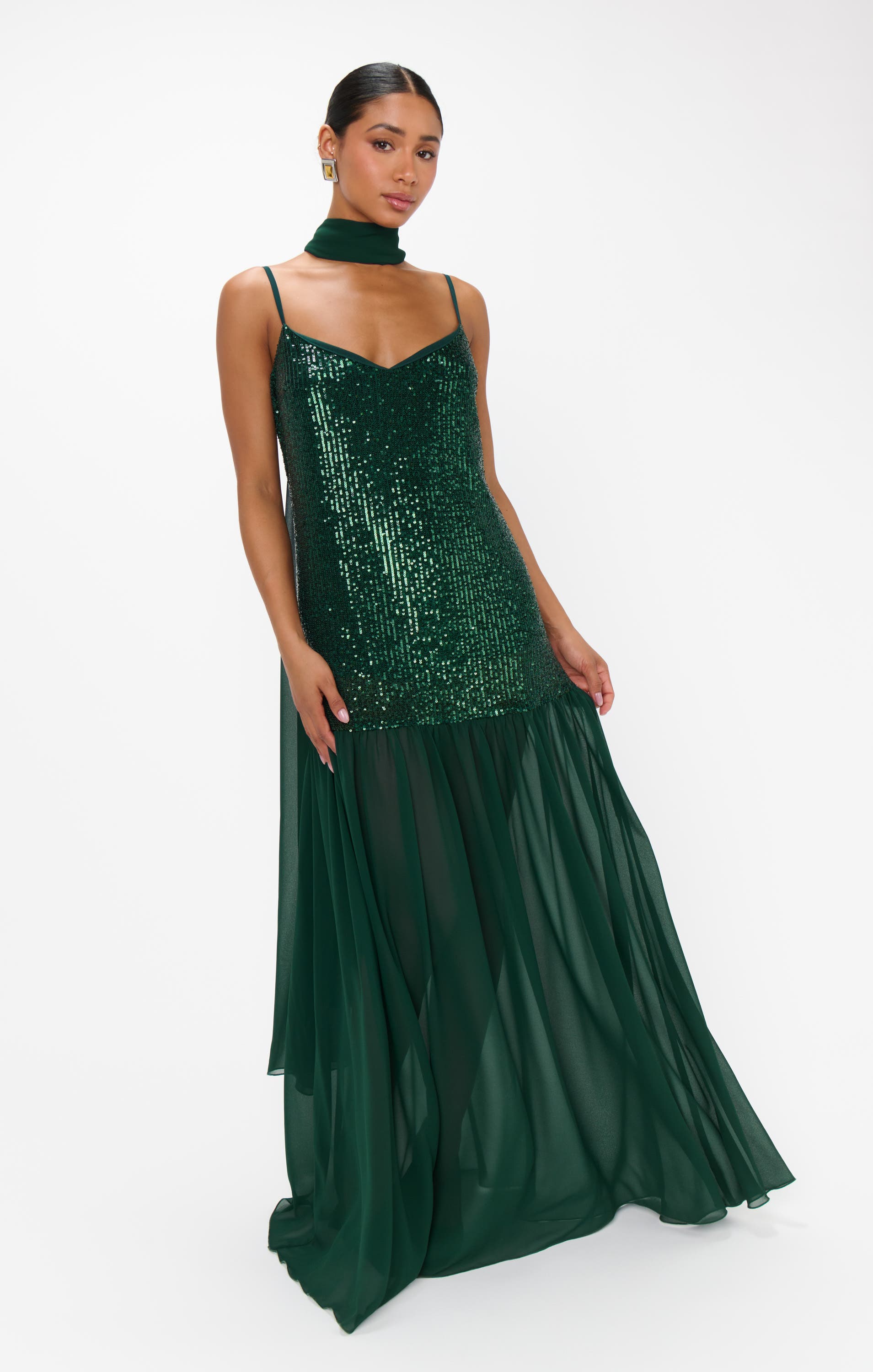 show me your mumu dalia maxi dress Dress, in Cantaloupe Luxe Satin, Size: Small | perfect for bridal events Dalia Maxi Dress