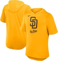 Nike Men's Nike Gold San Diego Padres Tri-Blend Hoodie T-Shirt