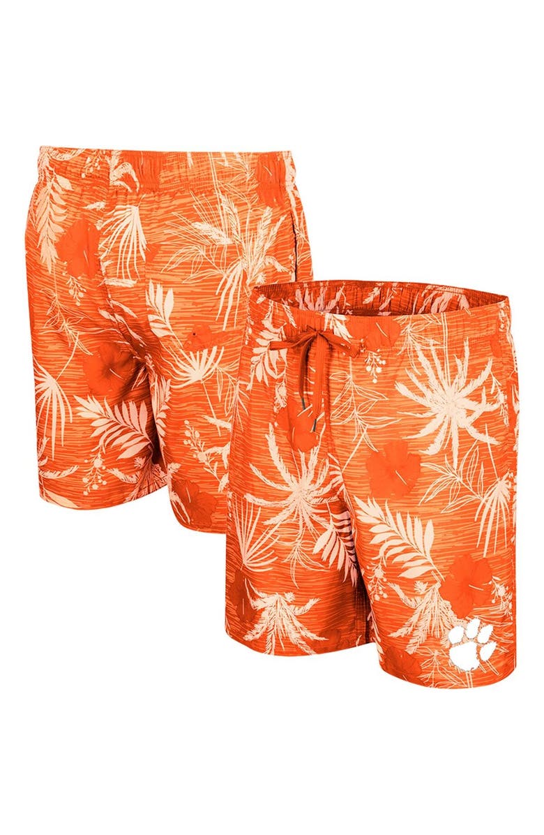 COLOSSEUM Men's Colosseum Orange Clemson Tigers What Else is New Swim Shorts, Main, color, 