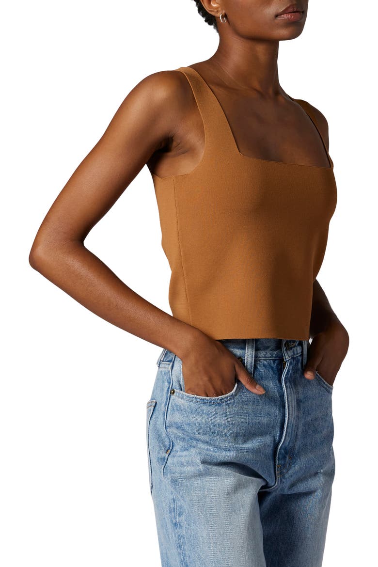 Lyana Tank Top, Alternate, color, ALMOND