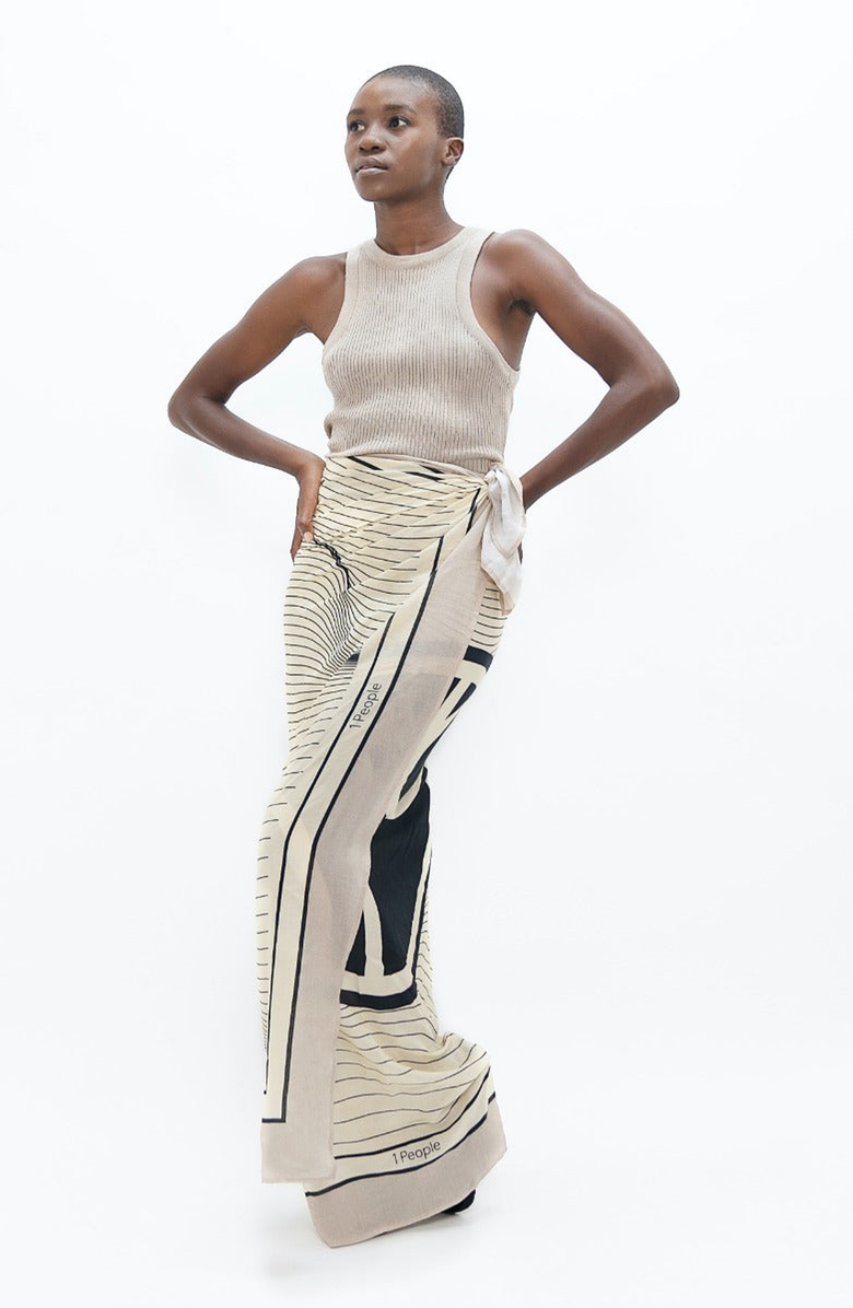 1People-US Biarritz BIQ Sarong, Alternate, color, White Dove / Sand