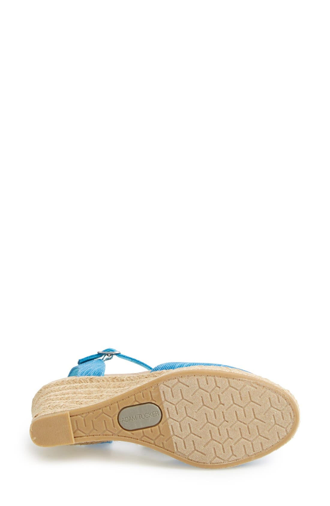 'Bethany' Wedge Sandal, Alternate, color, BLUE OMBRE