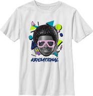 Barbie Boys' Kensational Retro Face Graphic Short Sleeve T-Shirt