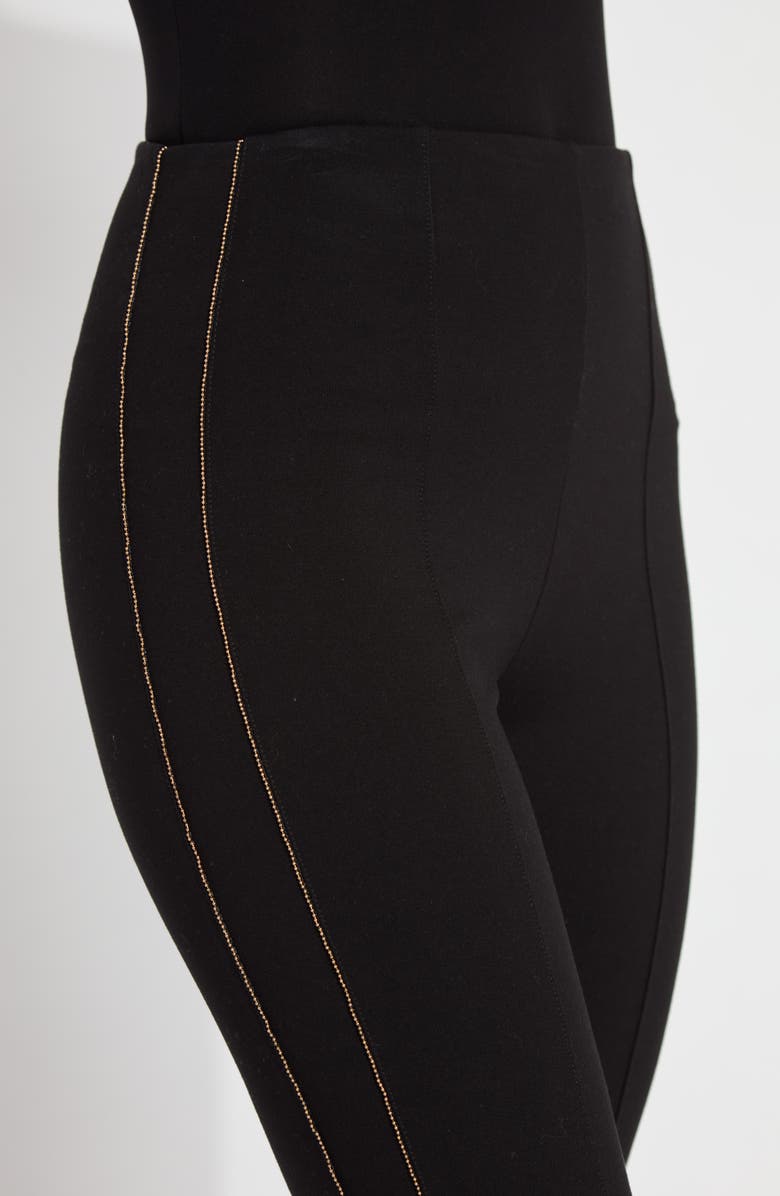 Lysse Embellished Side Ankle Pants, Alternate, color, Black