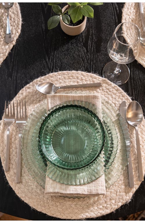 Fortessa Arezzo Brushed 5-piece Stainless Steel Place Setting Set In Silver